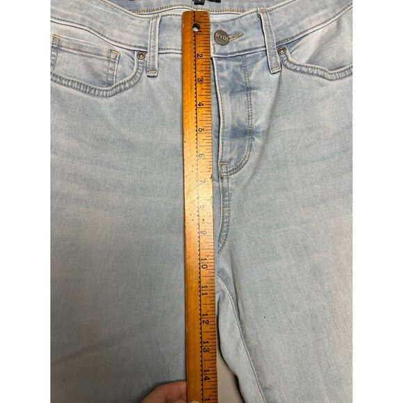 NYDJ Marilyn Crop Jeans Women’s Size 8 Light Wash Cool Embrace Lift Tuck Technol - Picture 7 of 10